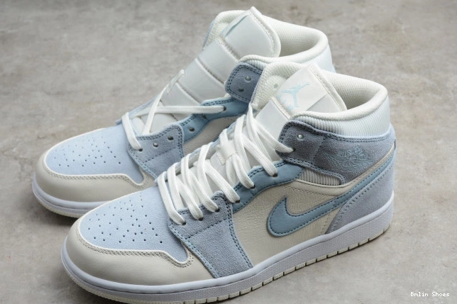 Bmlin Mid 1 Jordan Blue DA4666-100 Air Mixed Textures 0707